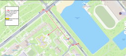 Схема пути движения к объекту  от ближайших остановок общественного транспорта